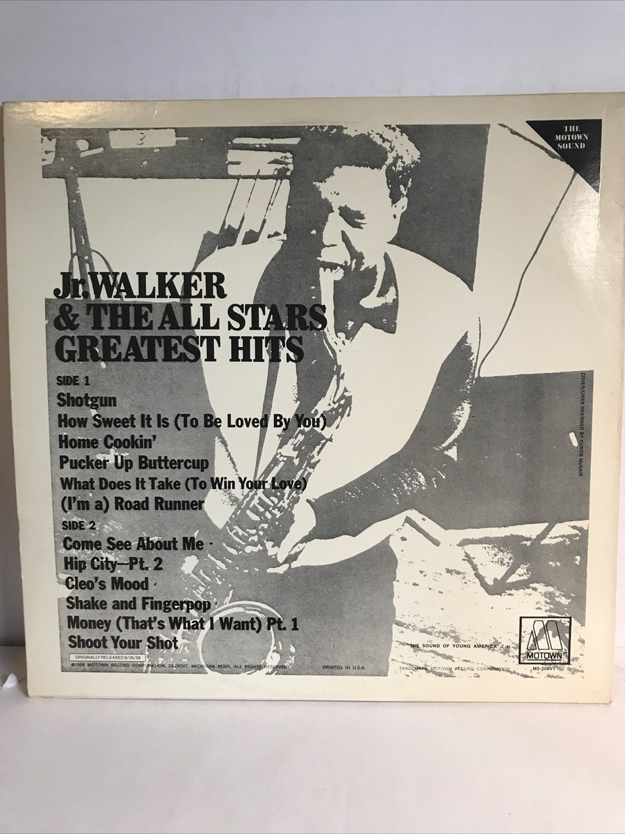 JR. WALKER & THE ALL STARS Greatest Hits MOTOWN M5-208V1 LP