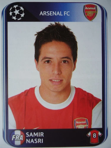 Panini 491 Samir Nasri Arsenal FC UEFA CL 2010/11