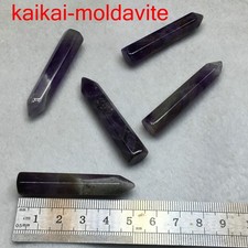 5Pcs/lot natural amethyst stone high quality healing point crystal pillar FJ041