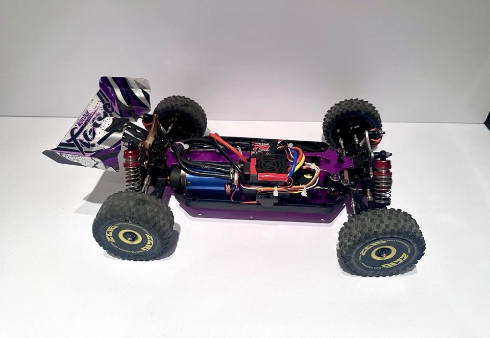 WLtoys 124019 1/12 Scale Brushless 2.4G 4WD RC Buggy Traxxas Upgrades - Image 3 of 4