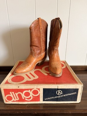 Vintage Dingo Acme Cowboy Boots in Box 11 D USA Made | eBay