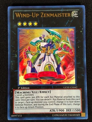 Yugioh Wind-Up Zenmaister GENF-EN042 1st Ultra (NM)