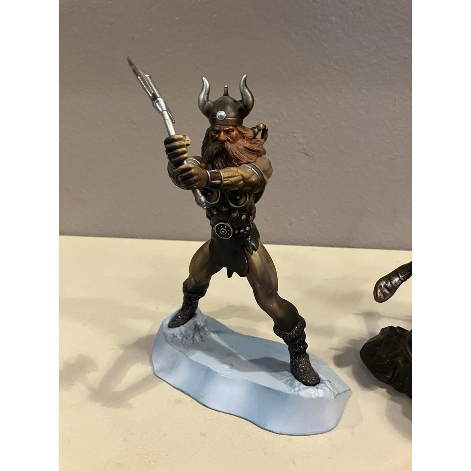 FRANK FRAZETTA Lote de 3 Figuras de Artista Maestro Hun Death Dealer 1998 1999 Foto 4 de 4