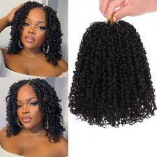 Unionbeauty 8x Pre-looped Yanky Twist Crochet Braids Hair 8 Inch 30 Strands