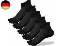 5 Paar Zehensocken Herren – Atmungsaktive Sportsocken Mit FüNf Zehen Baumwolle K