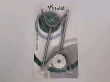 Baby Gate Banister Adapter Y-Spindle Rods - M8 8mm for Pressure 8mm, Gray