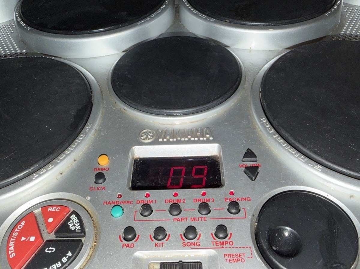 Yamaha DD-55 Digital Percussion Drum Pad Kit w/ Power Supply & N