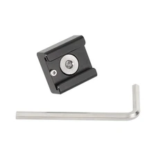 3/8in-16 Cold Shoe Interfaced Adapter Multiple Purpose for Photography