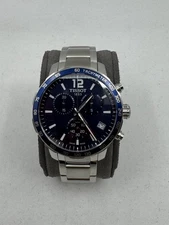 * Tissot Quickster Chrono Blue Dial Men's Watch T0954171104700