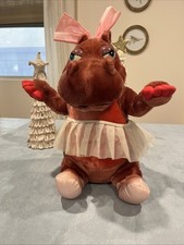 Vintage Disneyland Walt Disney World Fantasia Hyacinth Hippo Ballerina Plush