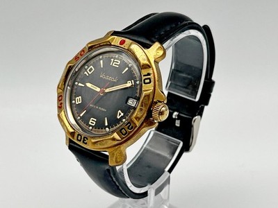 WOSTOK 2414 Vintage Mechanical Wristwatch Vostok Post-USSR Serviced Watch