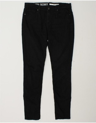 DKNY Damen Skinny Jeans US 6 Medium W30 L30 Schwarz Baumwolle BF14