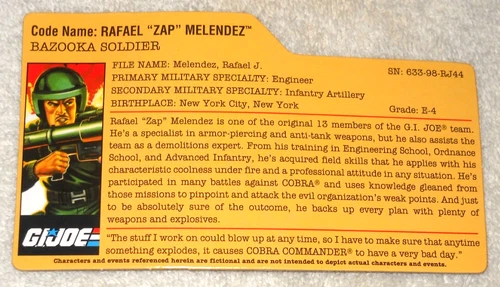 2009 Zap - GI Joe file card (modern)