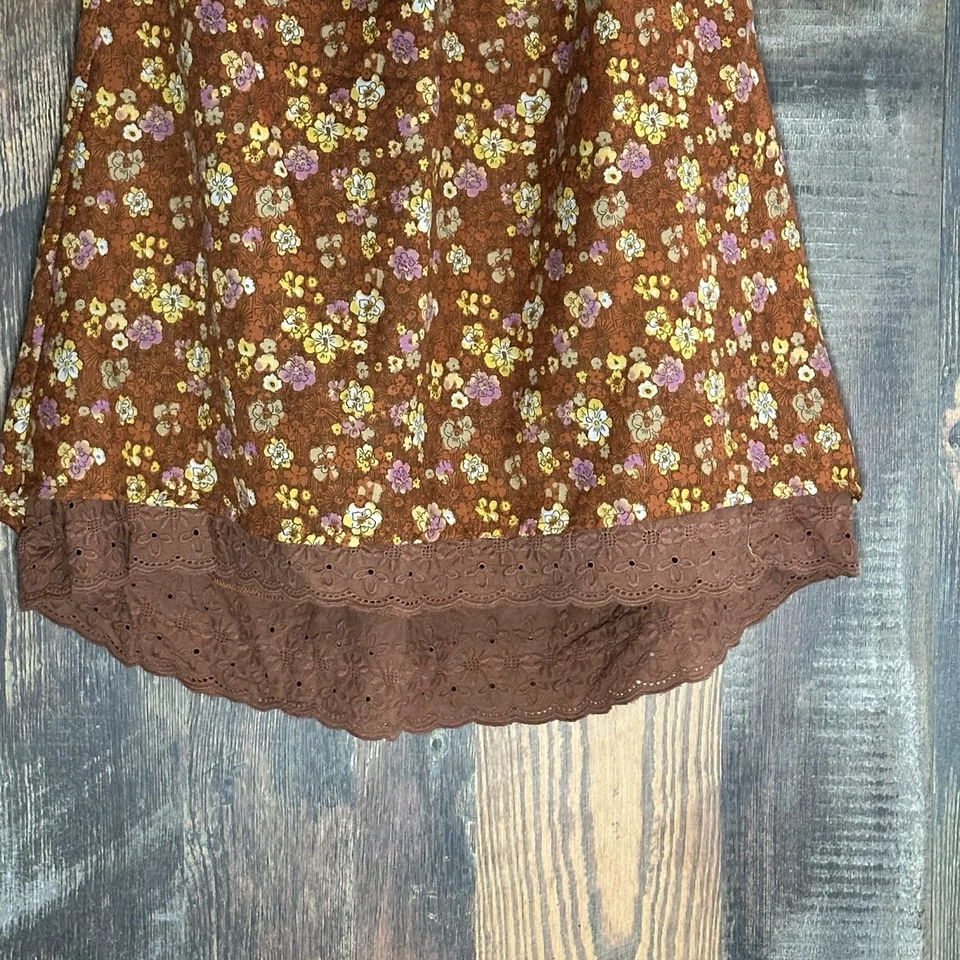 Платье женское O'Neill Junior без бретелек медное с цветами размер средний - Изображение 3 из 4