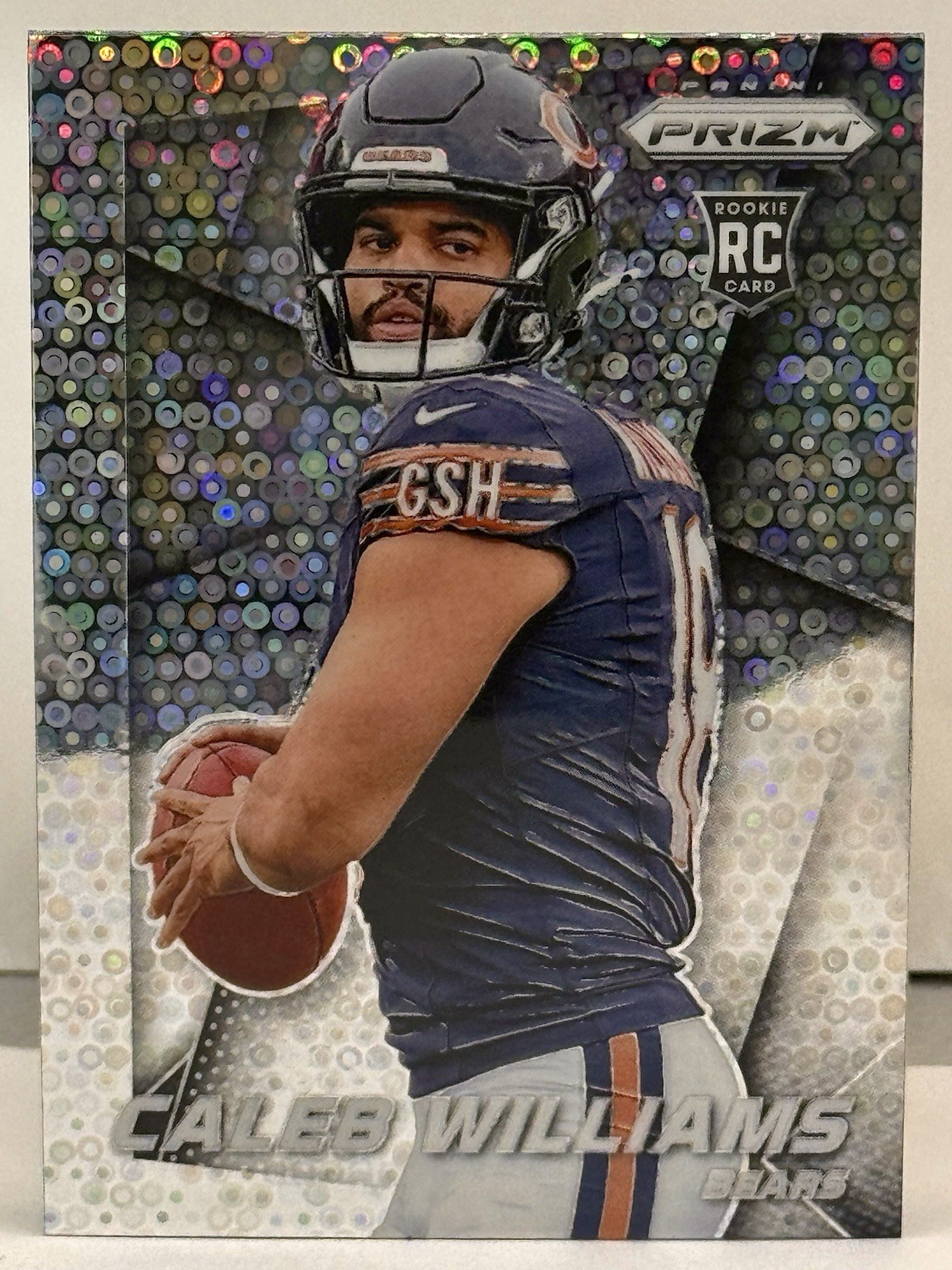 2024 Panini Prizm - Flashback Rookie No Huddle Prizm #1 Caleb Williams (RC)