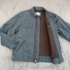 Vintage Quicksilver Fleece Lined Jacket Men Large Comfort Fit Full Zip NWOT