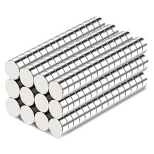160Pcs Small Round Magnets 6x3mm Disc Neodymium Craft Whiteboard Fridge Holder