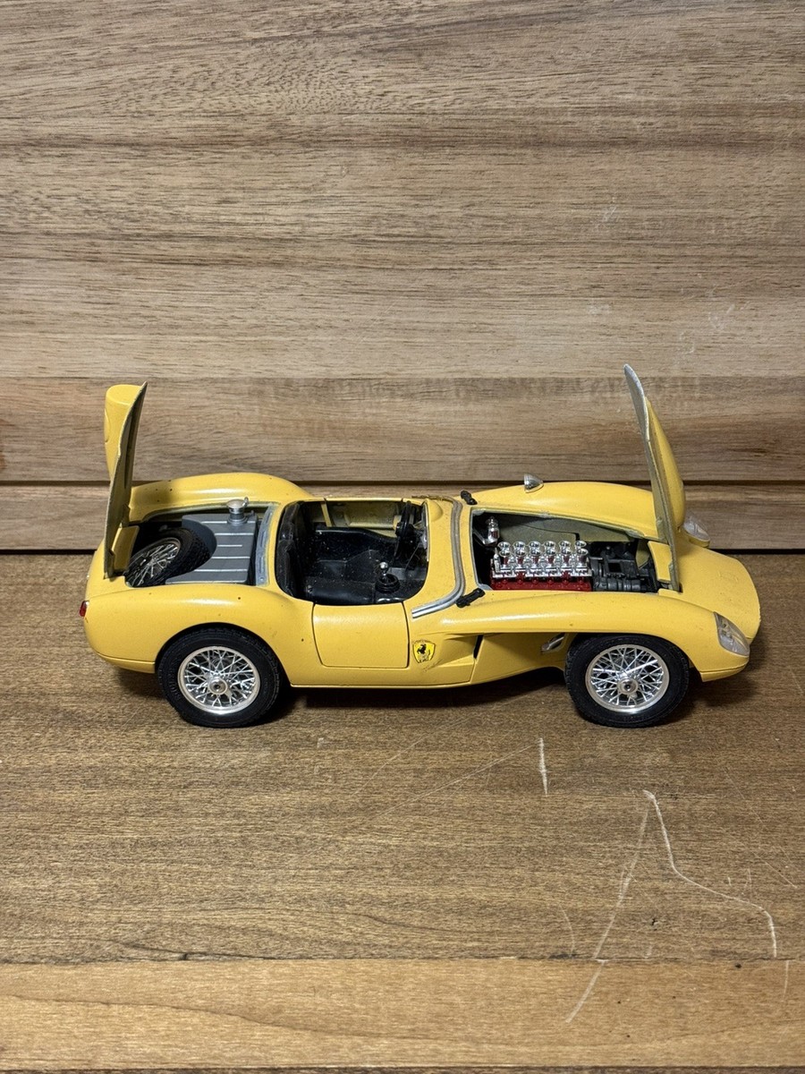 Vintage Burago Yellow 1957 Ferrari 250 Testa Rossa 1/18 | eBay