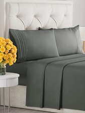 Queen Size 4 Piece Sheet Set - Extra Soft, Breathable And Cooling Sheets - Ho...