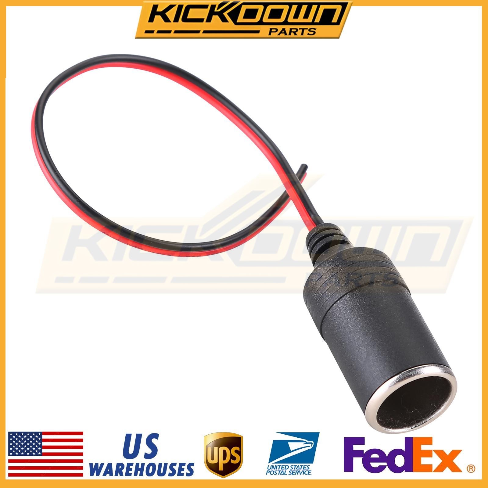 Universal Car Female 12V/24V Cigarette Plug Lighter Connector Cable DIY Tool. Available Now for $3.00