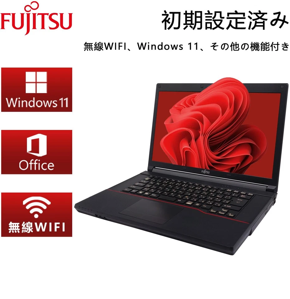Fujitsu A576 15.6" Laptop Core i3-6100U 8GB 128GB SSD Win11 Pro Office2019 HDMI - Image 4 of 4