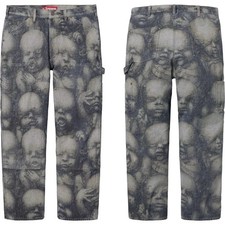 Supreme HR Giger double knee Jean