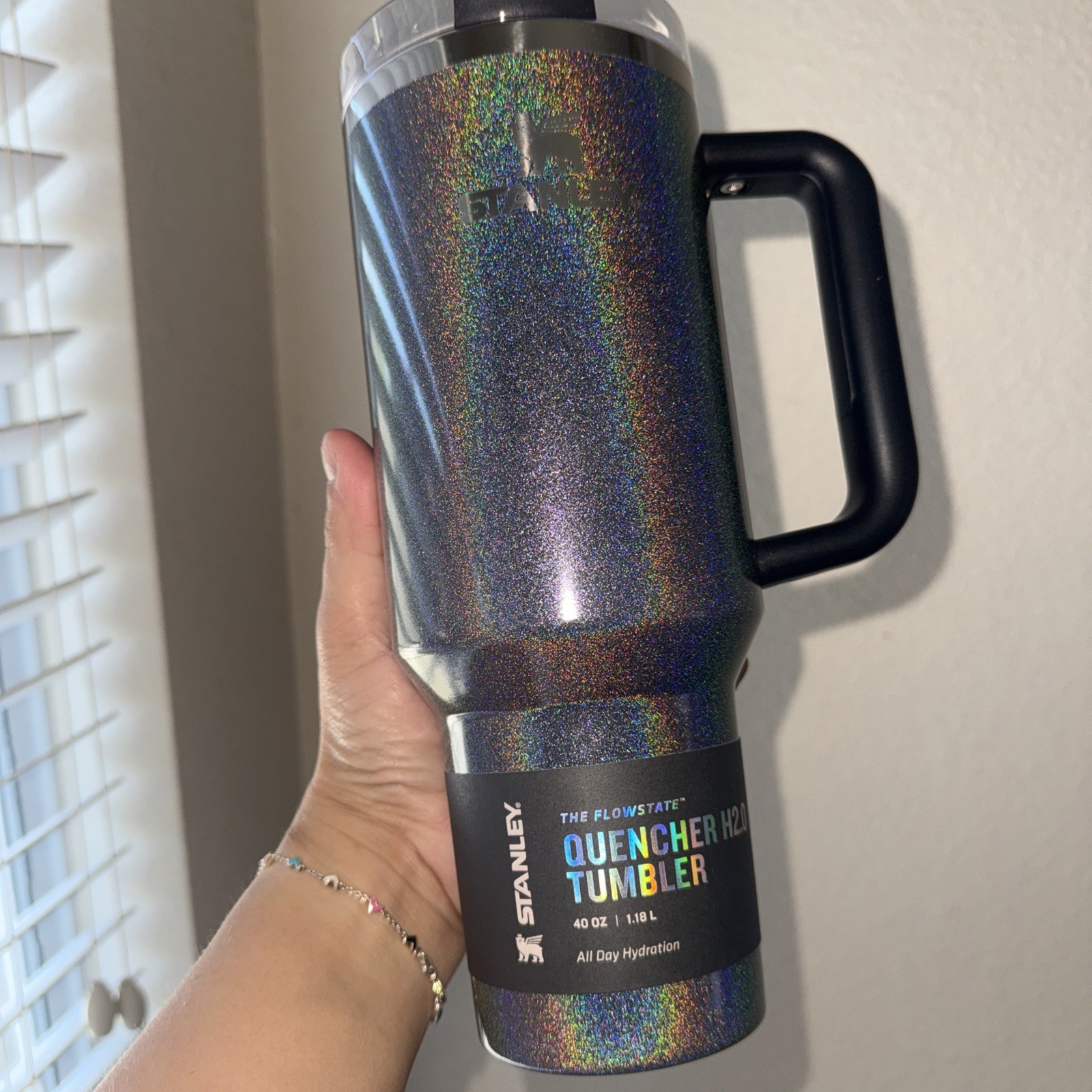 Stanley Exclusive Original MIDNIGHT GLITZ 40oz Quencher Tumbler BNWT