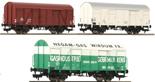 Fleischmann H0 3x NS GS PUERTA MÓVIL Ep.4 NEGAM GAS NUEVO 531104 para Roco 6600151 | Condition: Neu
