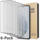 6 Pack For Samsung Galaxy S21+ Plus Tempered Glass Screen Protector Anti Scratch