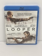 Looper Blu Ray Joseph Gordon Levitt Bruce Willis Emily Blunt Piper Perabo