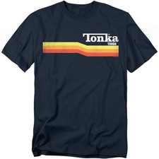 Tonka Tough Stripe Logo Men?s T-Shirt Officially Licensed Retro Toy Tee S-5XL