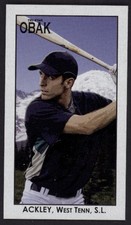 2010 Dustin Ackley Tristar OBAK Black Mini    RC 27/50    #1 (F1479)