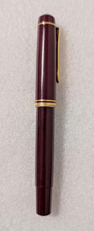 Pelikan M 250 Füllfederhalter mit 585 Gold F Feder Bordeauxrot Vintage - Bild 4 von 4