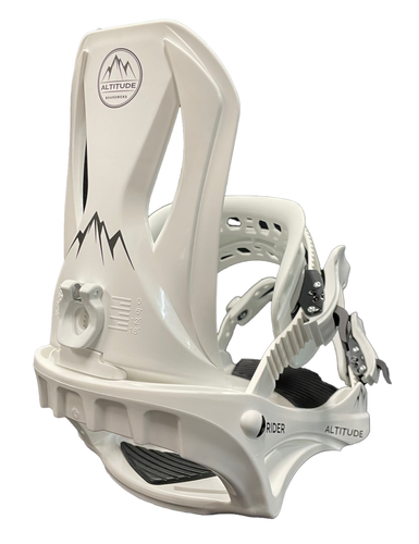 *PREZZO PRE-STAGIONE* ATTACCHI SNOWBOARD DONNA ALTITUDE RIDER (BIANCO) L/XL 10+ - Foto 11 di 15