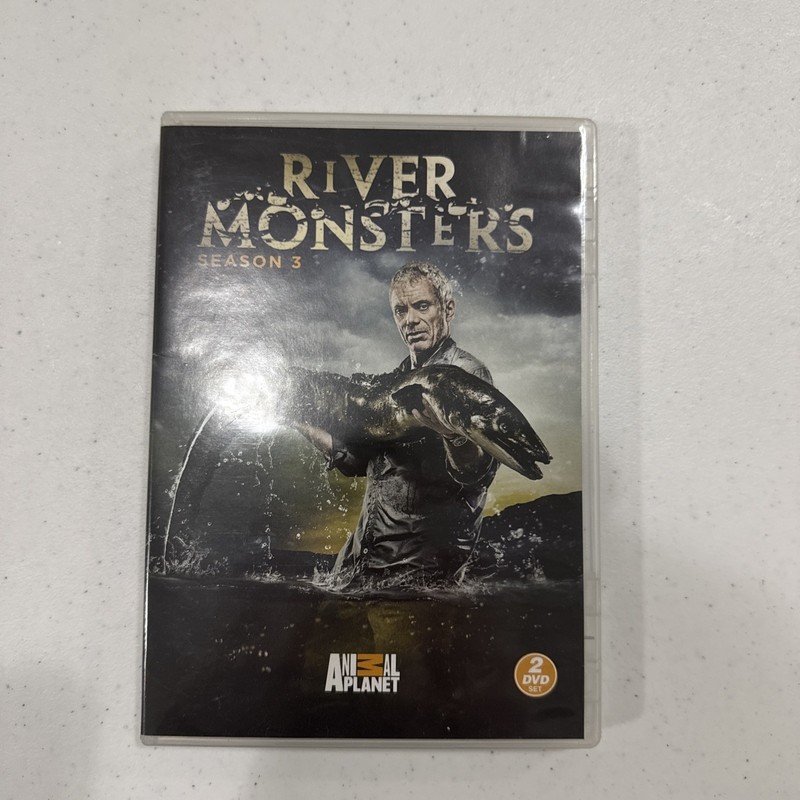 River Monsters: Season 3 (Gaiam 2-DVD Set, 2011) Jeremy Wade RARE OOP