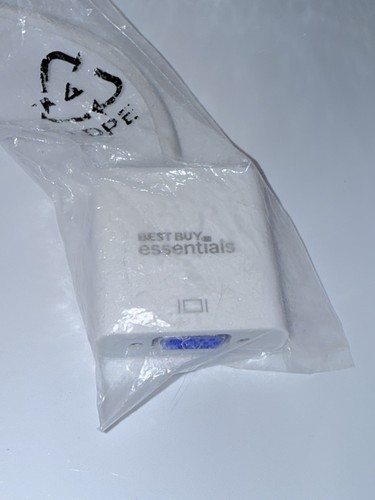 Mini DisplayPort to VGA Adaptor Best Buy Essentials Still In Plastic Never Used - 第 5/9 張圖片