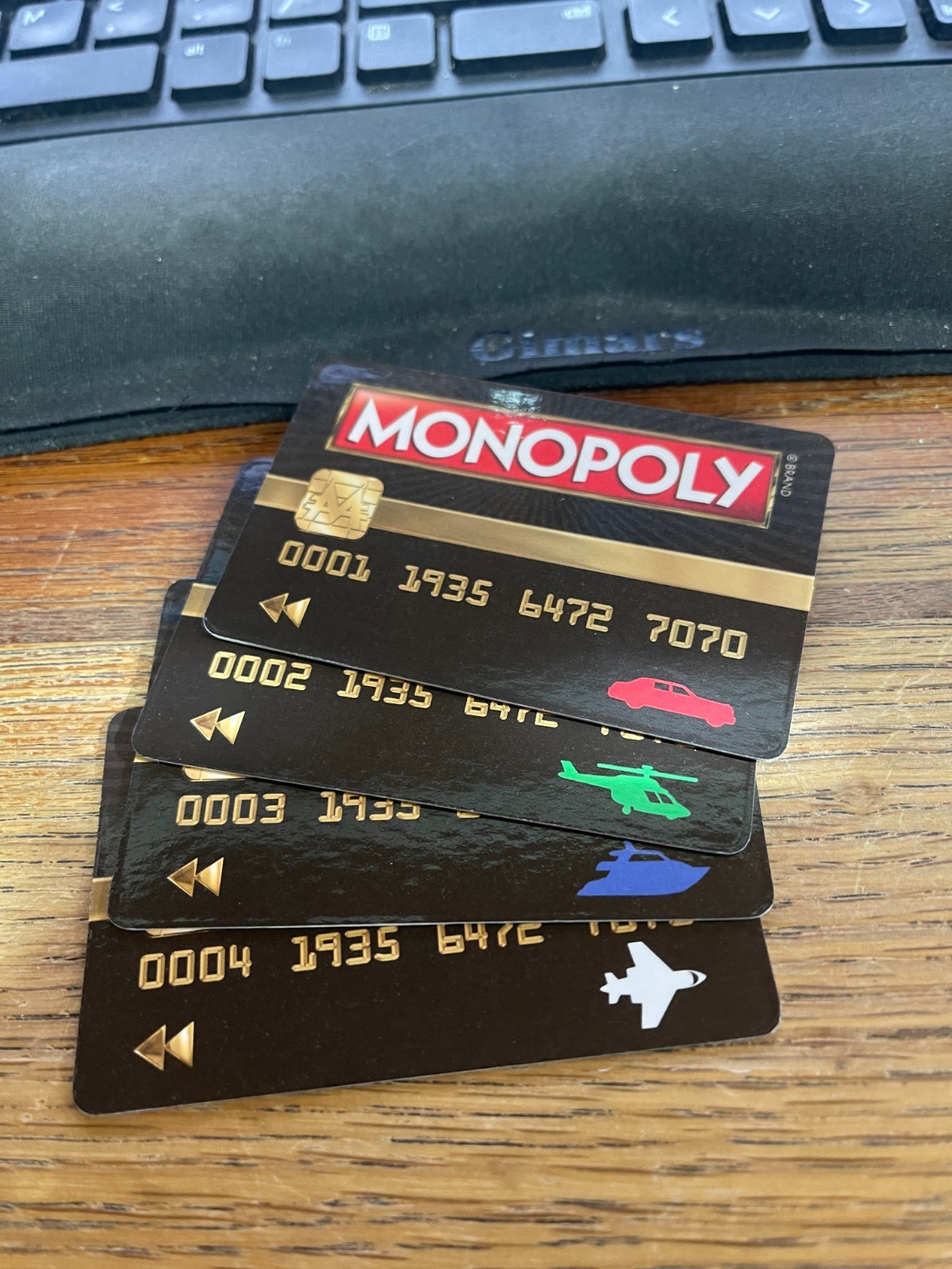 2015 Monopoly Ultimate Banking - Replacement Credit Cards