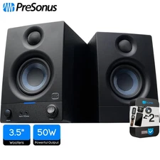 PreSonus Eris 3.5 Powered Active Studio Monitors, Pair + 26 Months Protection
