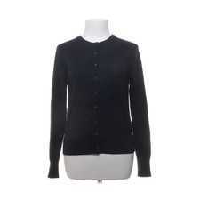 Uniqlo, Strickjacke, Damen, Größe: S, Schwarz, Wolle, Einfarbig, Feinstrick #ww6