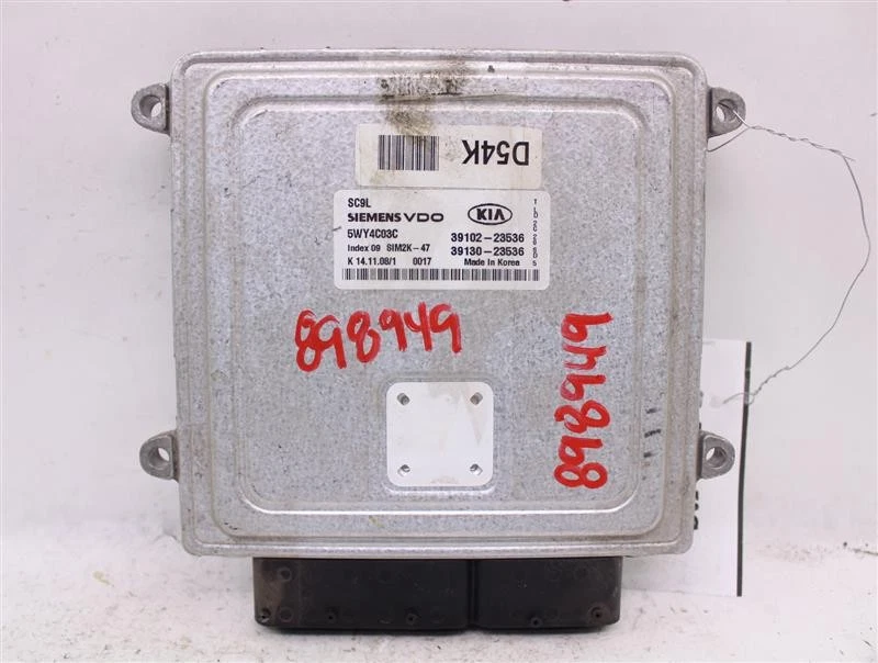 ECU ECM COMPUTER KIA SPECTRA 2004 05 06 AUTO CALI 3910223536 898949 - Image 2 of 4