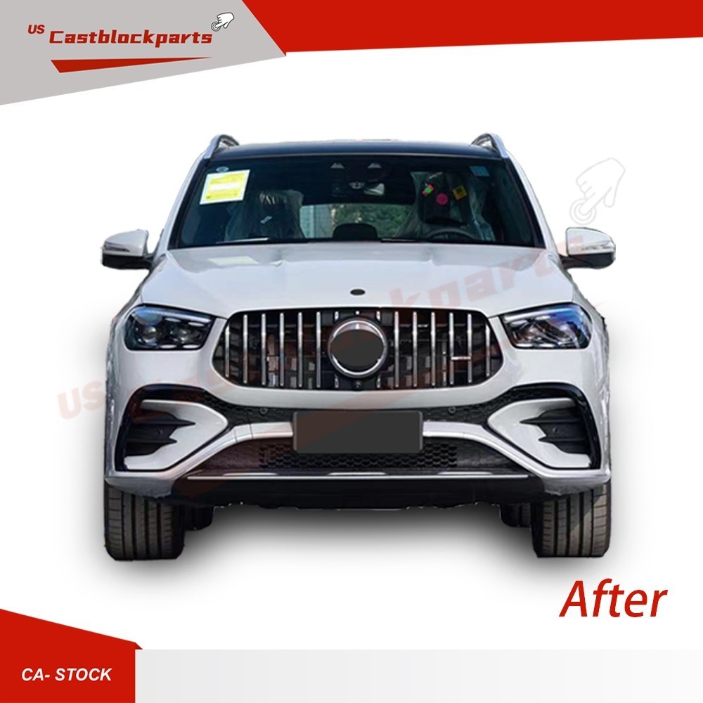 For 2024 2025 Mercedes Benz GLE 53 AMG W167 Front Rear Bumper Kit