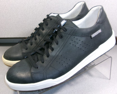 RUFO MMMS70 MEN SHOE SIZE 9 M (EURO 8.5) BLACK LEATHER LACE-UP BY MEPHISTO