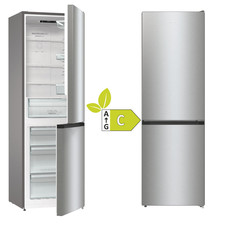 Gorenje Kühl Gefrierkombi NoFrost 300L Inverter Umluft freistehend Edelstahl NEU