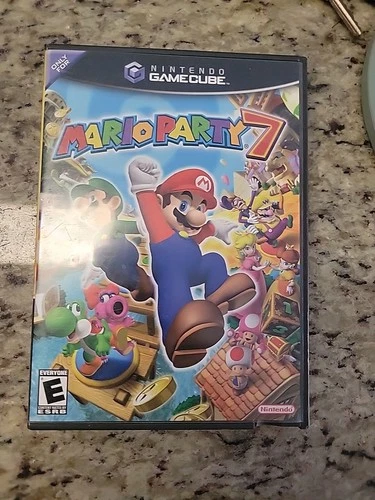 Mario Party 7 (GameCube, 2005)cib *Game Has Issues Playing*