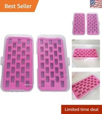 Elegant Dual Bobbin Storage Boxes - 28 Bobbin Capacity Each for Seamless Sewing