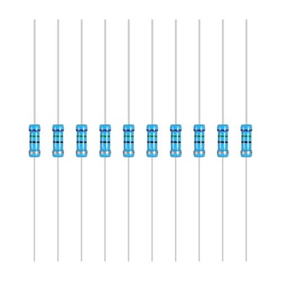 200 Pcs Carbon Film Fixed Resistor, 1/2W(0.5 Watts) 75R Ohm 5% Tolerance
