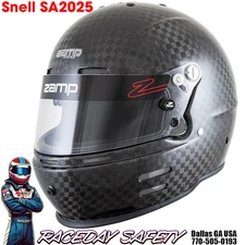 Zamp RZ-66C Auto Racing Helmet Carbon Snell SA2025