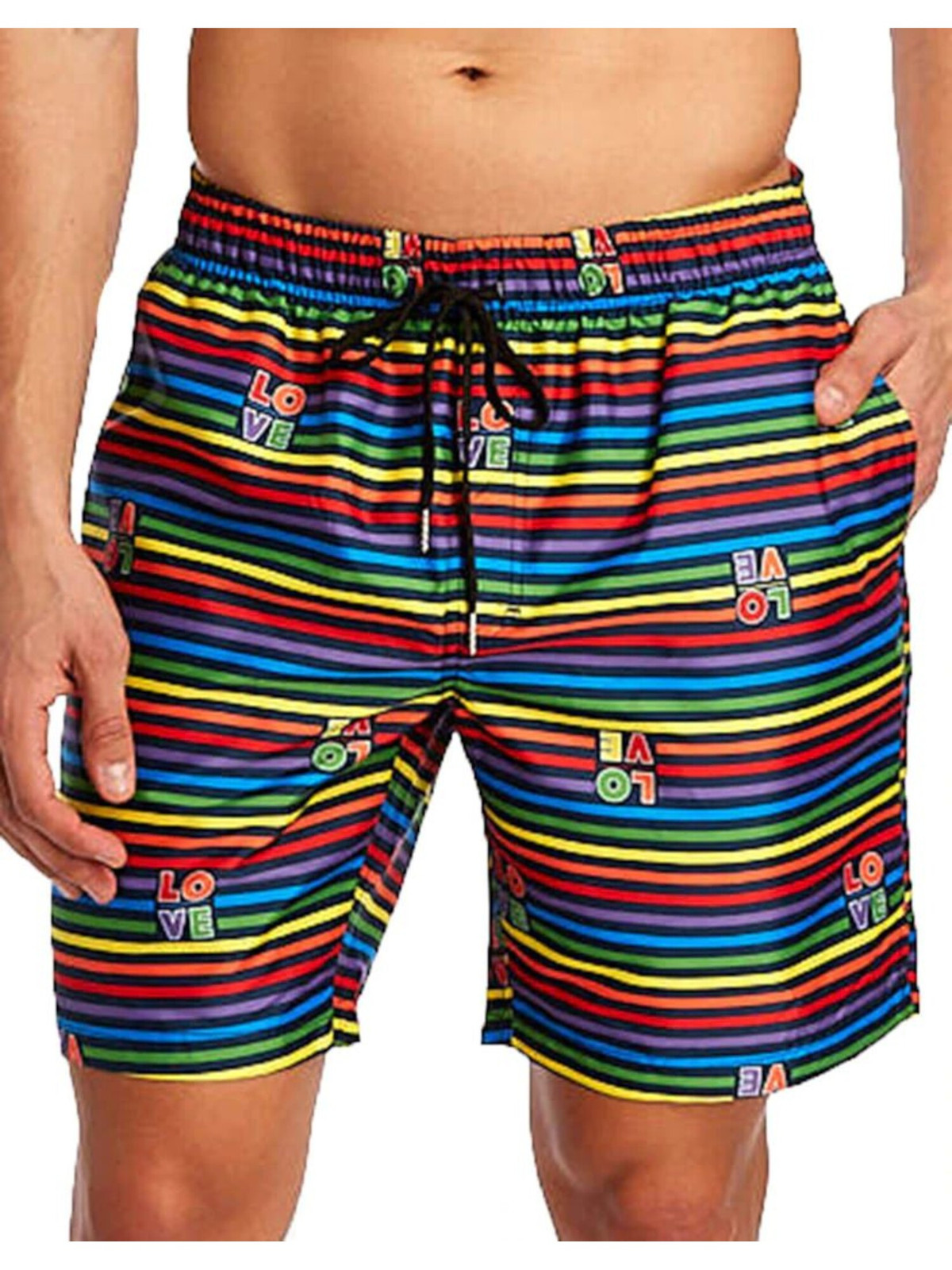 2XIST Мужские эластичные плавки темно-синего цвета с расширяющейся талией и принтом S 2590₽