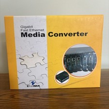 NEW Etherwan EL100T Gigabit Fast Ethernet Media Converter