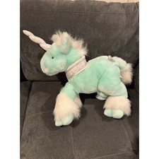 Animal Alley Vintage Toys R Us Unicorn Mint Green Pastel 16" Plush